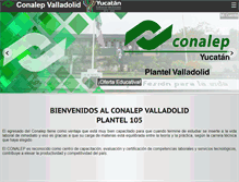 Tablet Screenshot of conalepvalladolid.com